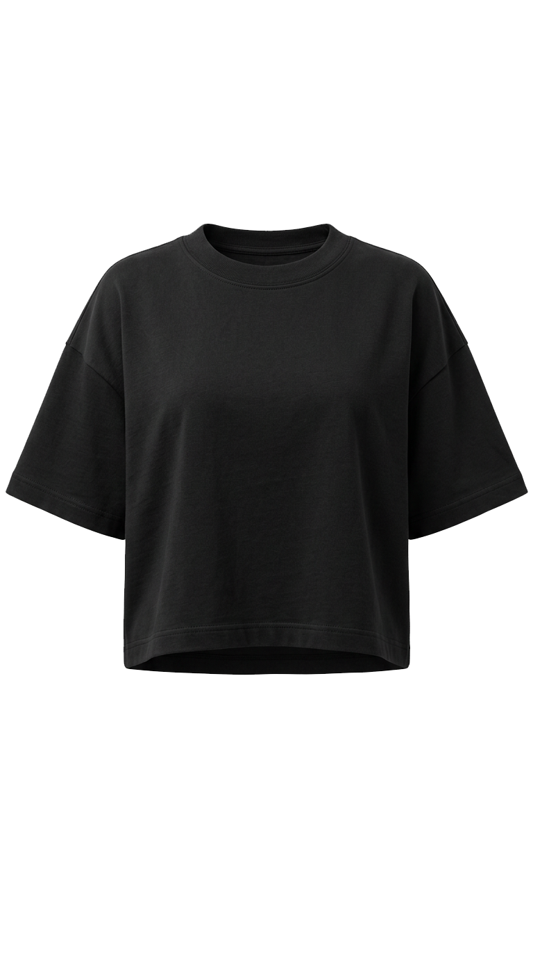 Cropped Oversized